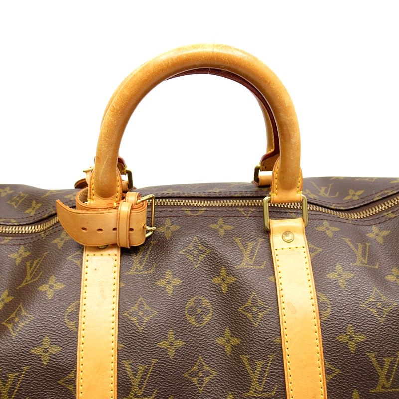 Louis Vuitton Keepall 50 Monogram Boston Bag Brown — view 2