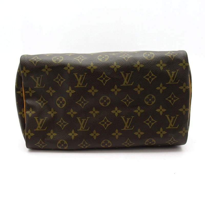Louis Vuitton Speedy 30 Monogram Handbag Brown — view 6