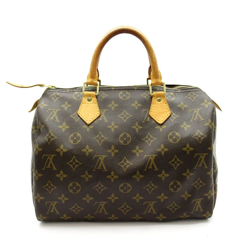 Louis Vuitton Speedy 30 Monogram Handbag Brown — view 4