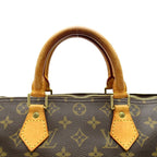 Louis Vuitton Speedy 30 Monogram Handbag Brown — view 2