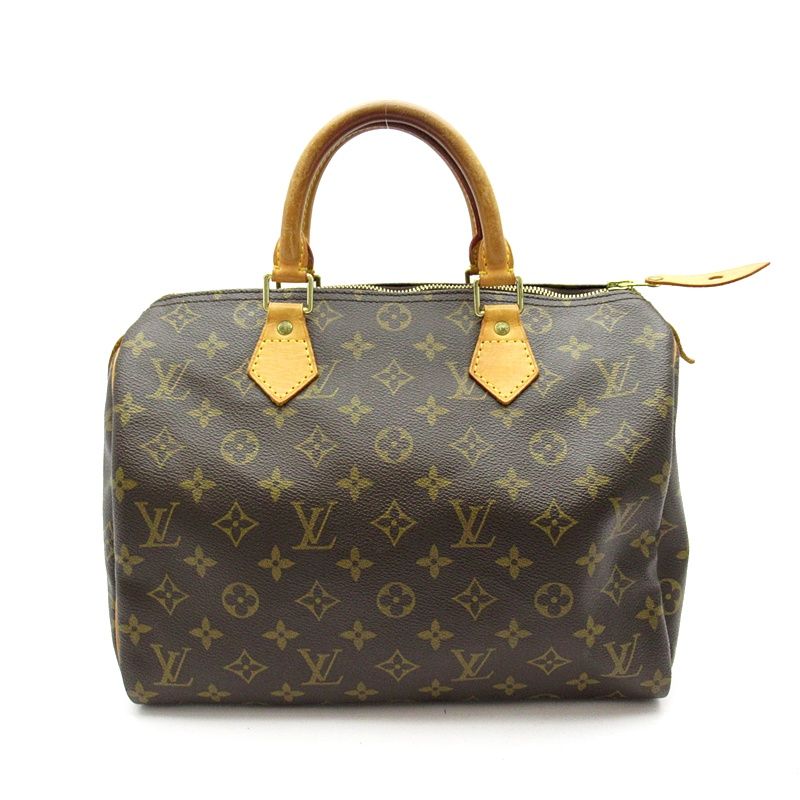 Louis Vuitton Speedy 30 Monogram Handbag Brown
