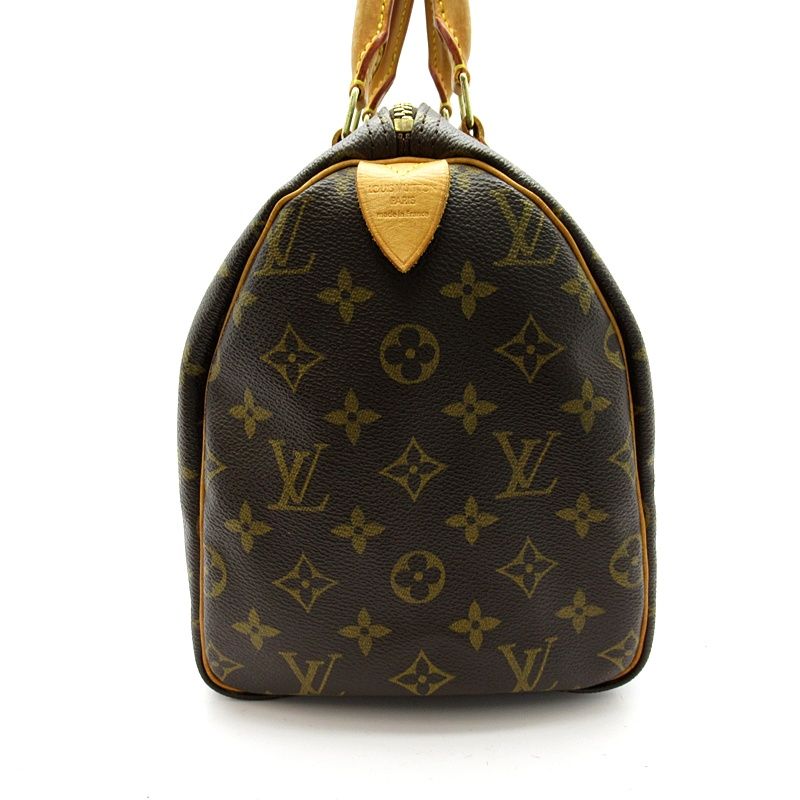 Louis Vuitton Speedy 30 Monogram Handbag Brown — view 5