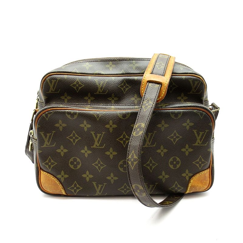 Louis Vuitton Nile Monogram Shoulder Bag Brown