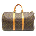 Louis Vuitton Keepall 50 Monogram Boston Bag Brown