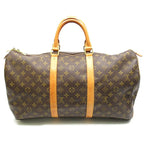 Louis Vuitton Keepall 50 Monogram Boston Bag Brown — view 4