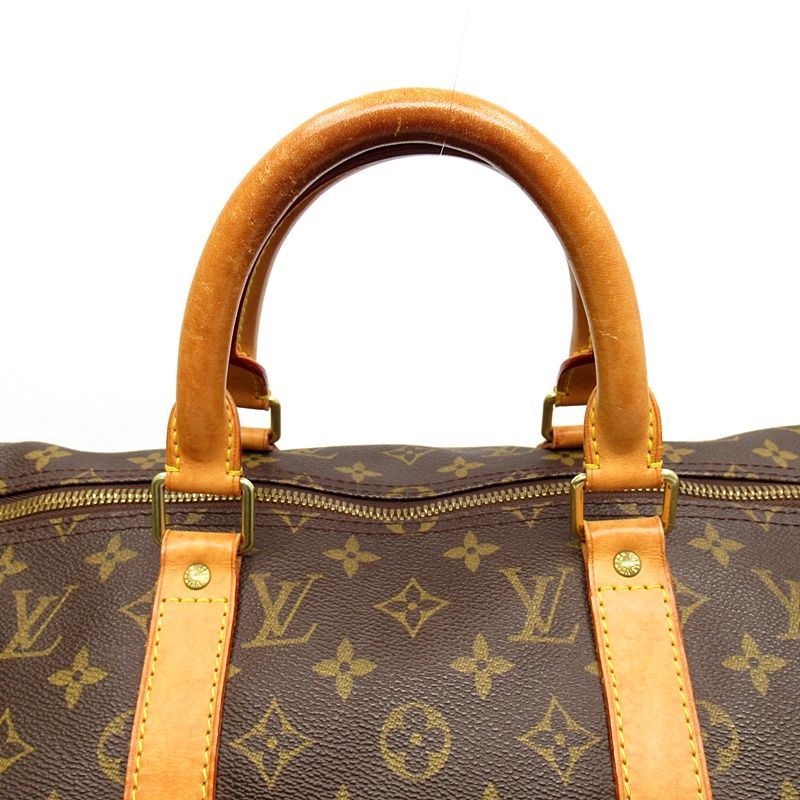 Louis Vuitton Keepall 50 Monogram Boston Bag Brown — view 2