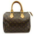 Louis Vuitton Speedy 25 Monogram Handbag Brown