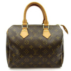 Louis Vuitton Speedy 25 Monogram Handbag Brown