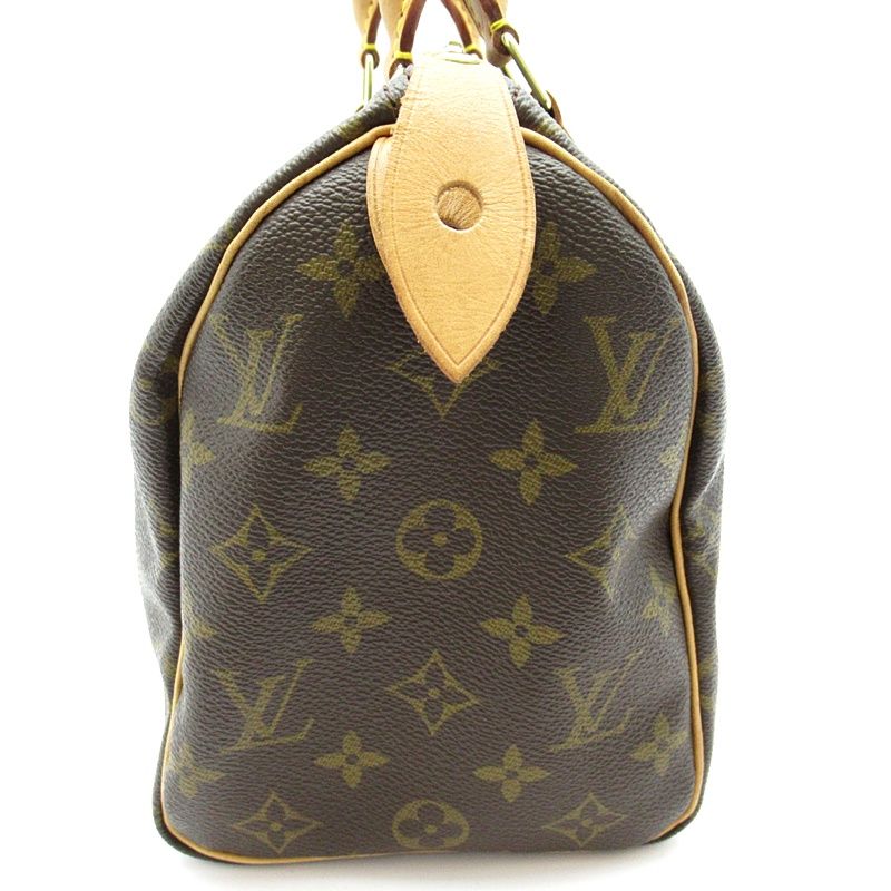 Louis Vuitton Speedy 25 Monogram Handbag Brown — view 3