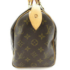Louis Vuitton Speedy 25 Monogram Handbag Brown — view 3