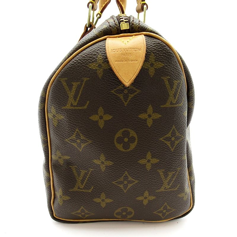 Louis Vuitton Speedy 25 Monogram Handbag Brown — view 5