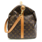 Louis Vuitton Keepall Bandouliere 60 Monogram Boston Bag Brown — view 3