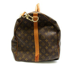 Louis Vuitton Keepall Bandouliere 60 Monogram Boston Bag Brown — view 5