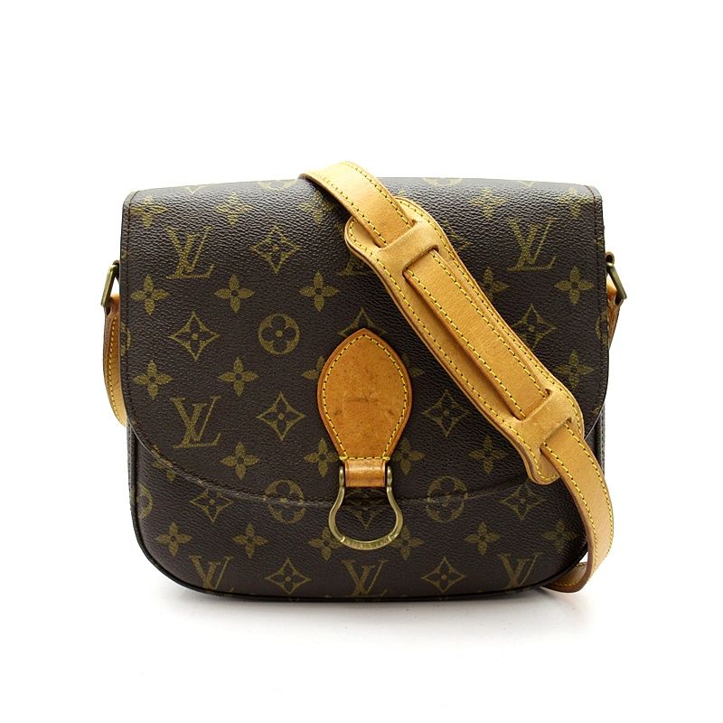 Louis Vuitton Saint Cloud GM Monogram Shoulder Bag Brown