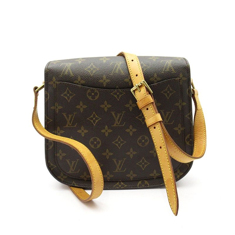 Louis Vuitton Saint Cloud GM Monogram Shoulder Bag Brown — view 4