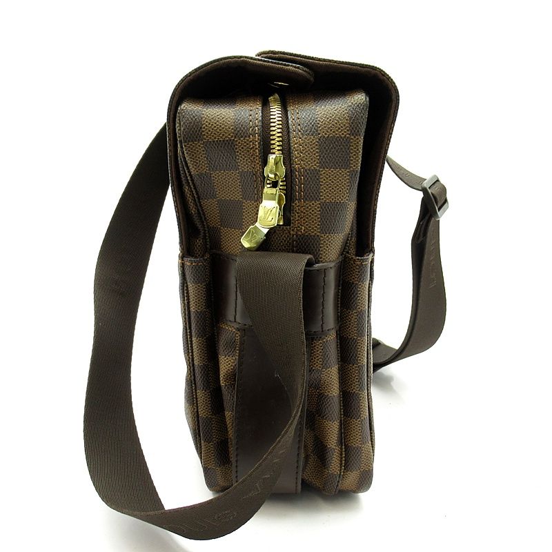 Louis Vuitton Naviglio Damier Shoulder Bag Brown — view 3