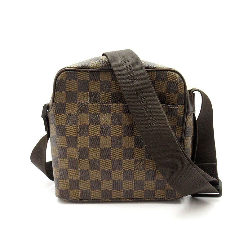 Louis Vuitton Olaf PM Damier Shoulder Bag Brown