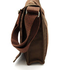 Hermes Her Line Besace PM Canvas Shoulder Bag Brown — view 3