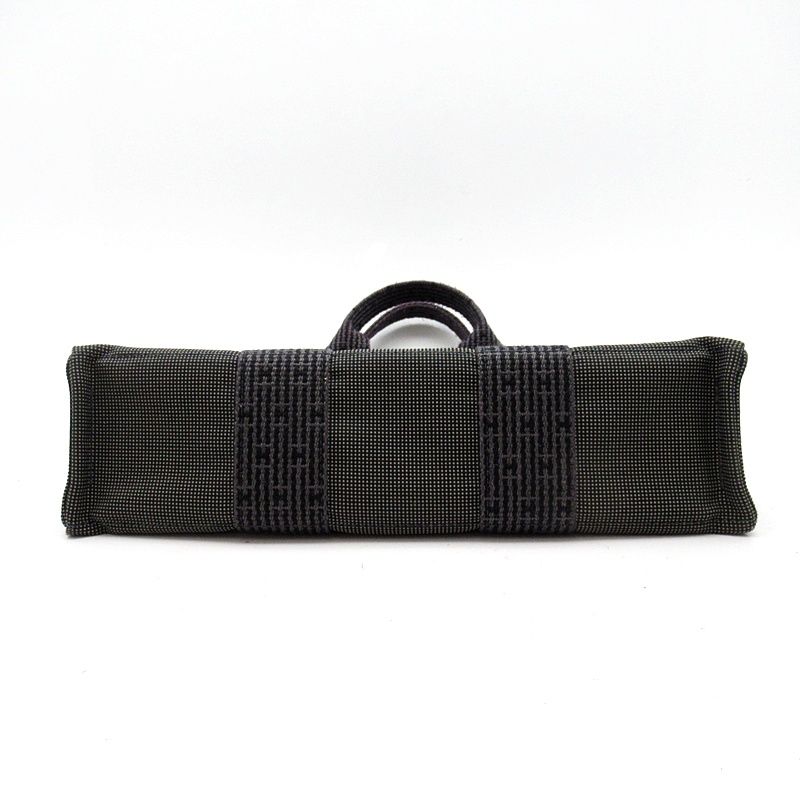 Hermes Her Line Tote PM Canvas Gray — view 6