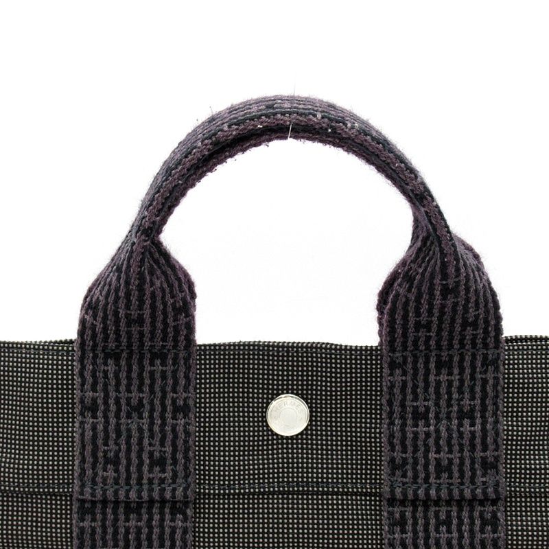 Hermes Her Line Tote PM Canvas Gray — view 2
