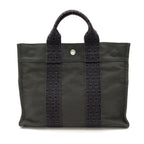 Hermes Her Line Tote PM Canvas Gray