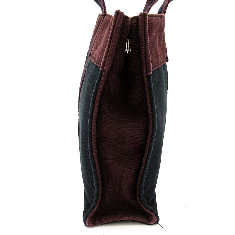 Hermes Fourre Tout PM Canvas Tote Black — view 3