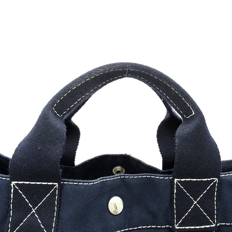 Hermes Deauville MM Canvas Tote Navy — view 2