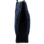 Hermes Deauville MM Canvas Tote Navy — view 3