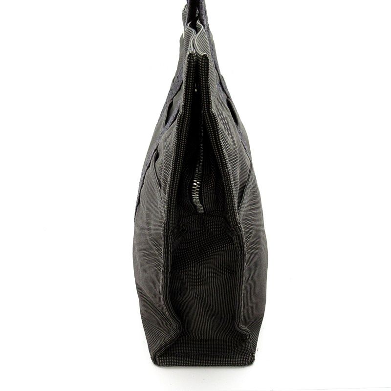 Hermes Her Line Tote MM Canvas Black Gray — view 5
