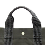 Hermes Her Line Tote MM Canvas Black Gray — view 2