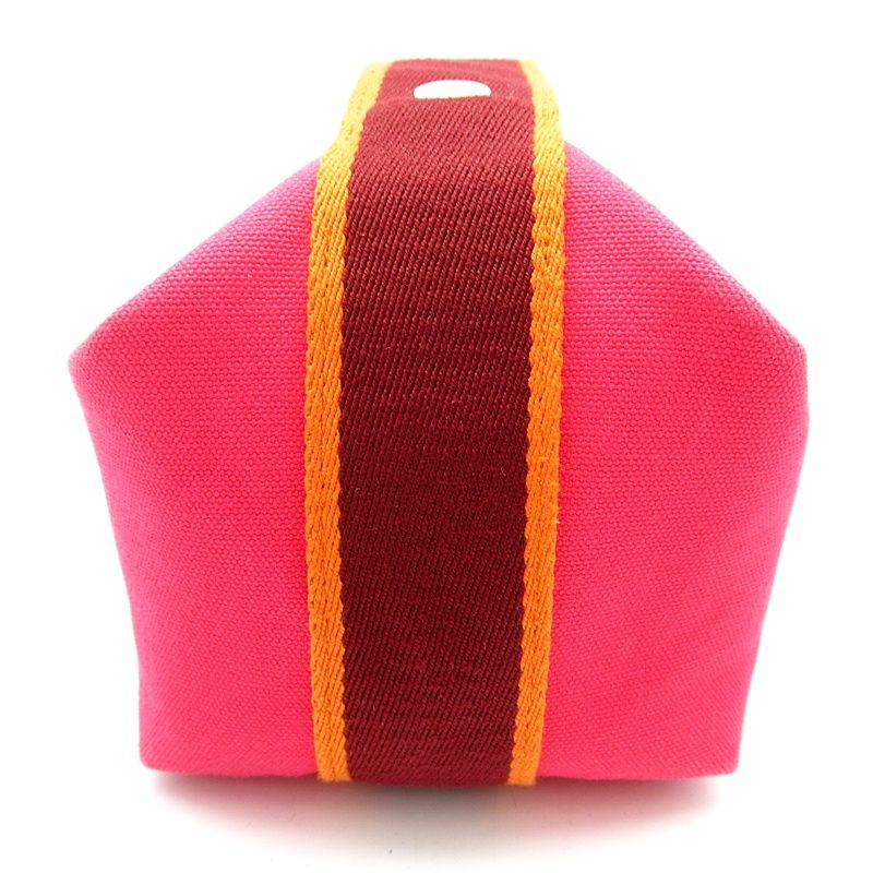 Hermes Bride-a-Brac PM Cotton Canvas Bag Hibiscus — view 5