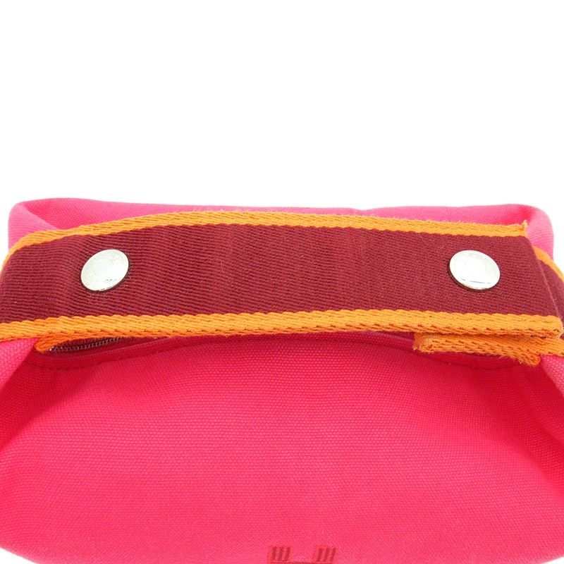 Hermes Bride-a-Brac PM Cotton Canvas Bag Hibiscus — view 2
