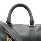 Chanel Boston Bag Caviar Leather Black — view 2