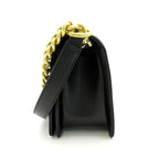 Chanel Boy Chain Shoulder Bag Caviar Leather Black — view 3