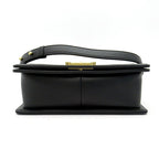 Chanel Boy Chain Shoulder Bag Caviar Leather Black — view 6