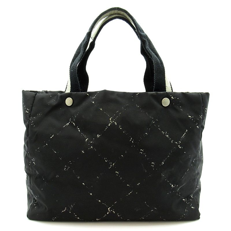 Chanel Travel Line Tote MM Nylon Black — view 4