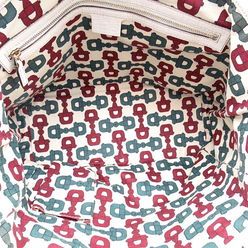 Gucci Sherry Line Tote GG Canvas Leather Beige — view 7