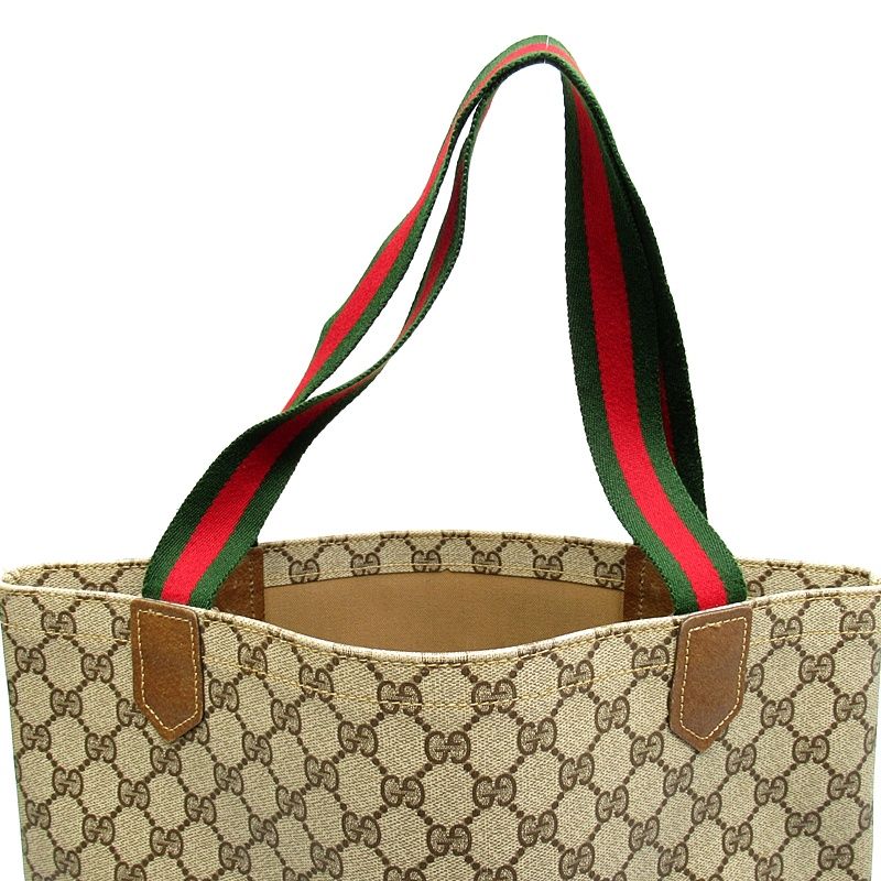 Gucci Vintage Sherry Line Tote Beige — view 2