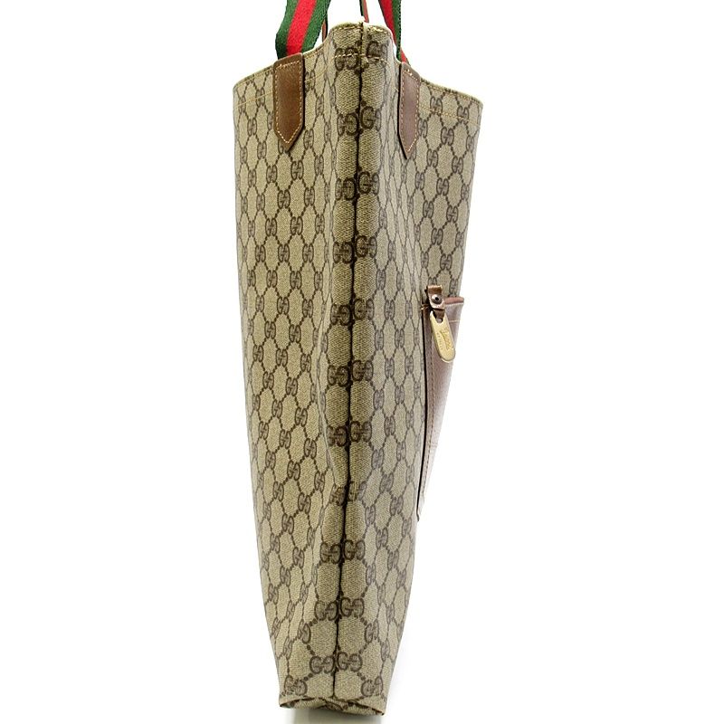Gucci Vintage Sherry Line Tote Beige — view 5