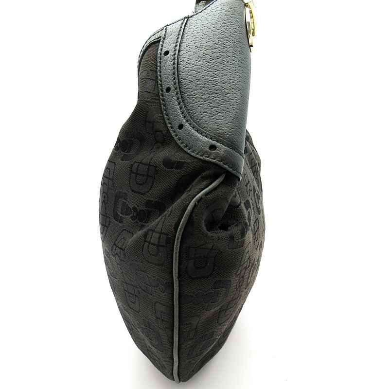 Gucci Oneshoulder Canvas Leather Shoulder Bag Black — view 5