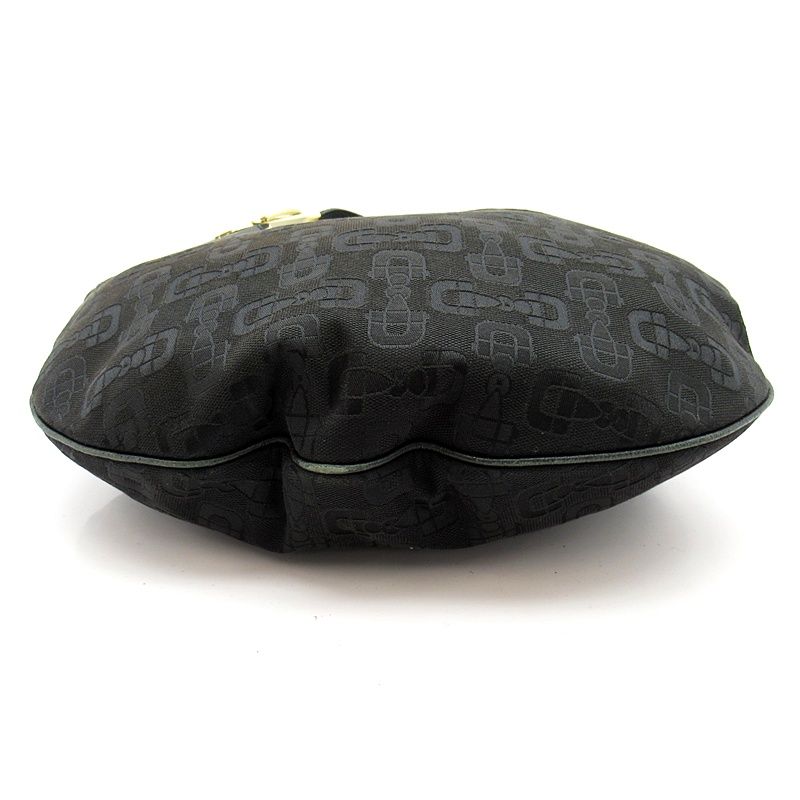 Gucci Oneshoulder Canvas Leather Shoulder Bag Black — view 6