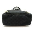 Gucci Abbey Handbag GG Canvas Leather Tote Black — view 6