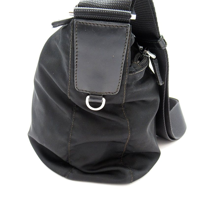 Prada Shoulder Bag Nylon Black — view 5