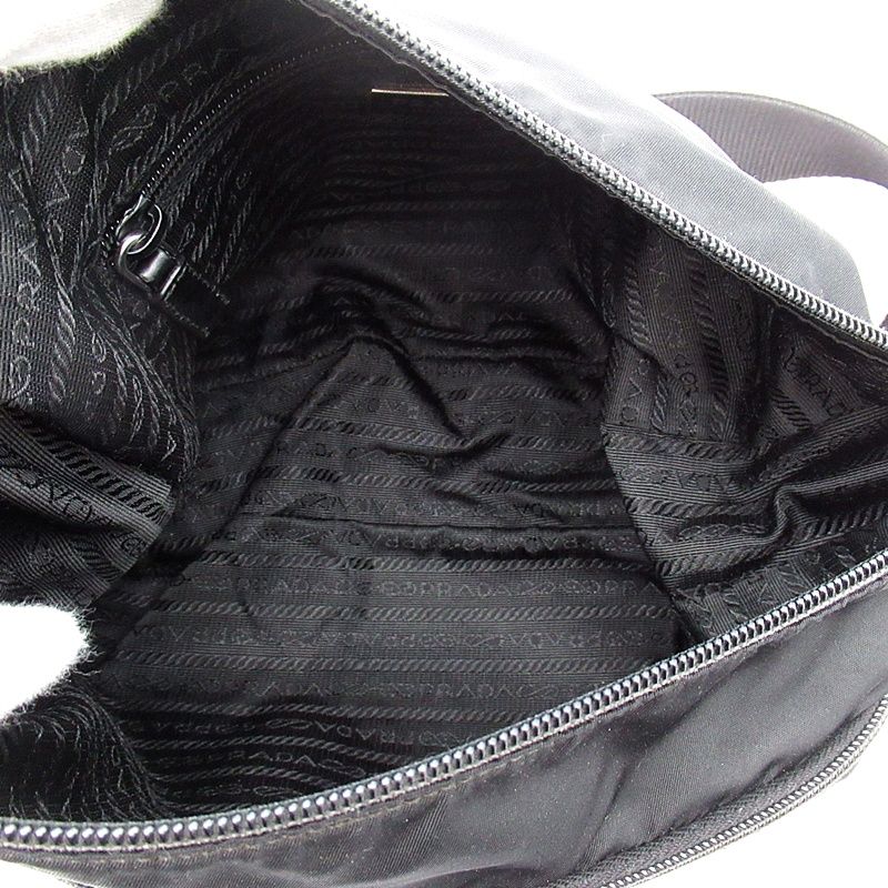 Prada Shoulder Bag Nylon Black — view 7
