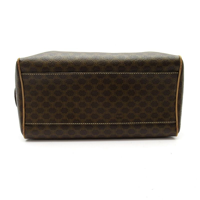 Celine Macadam Handbag Leather Brown — view 6