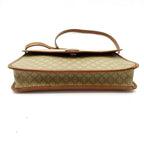 Celine Macadam Shoulder Bag Leather Brown — view 6