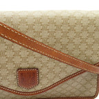 Celine Macadam Shoulder Bag Leather Brown — view 2