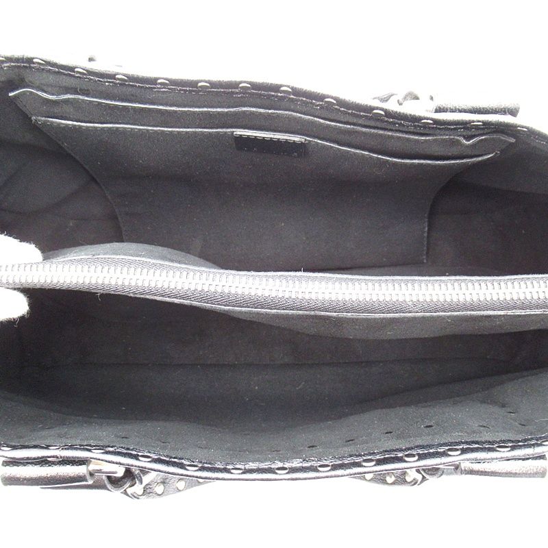 Celine Boogie Bag Calf Hair Leather Handbag Brown — view 7