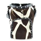 Celine Boogie Bag Calf Hair Leather Handbag Brown — view 3