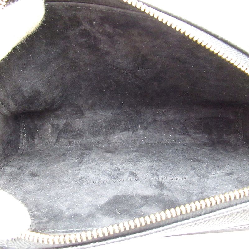 Dior Caro Double Pouch Shoulder Bag Calf Black — view 7